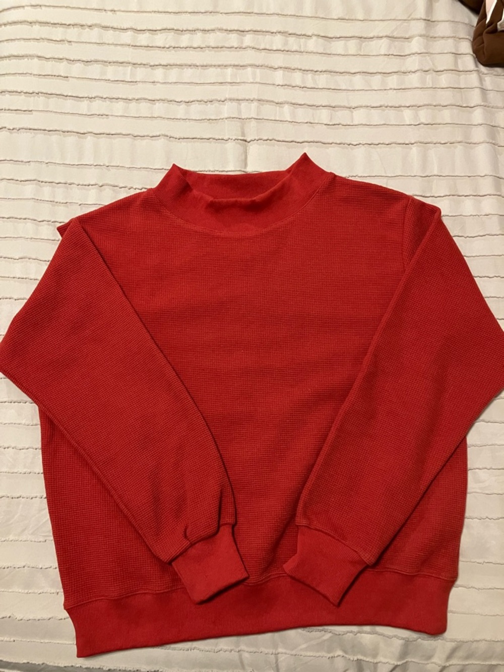 PARKE S/M “Cola” waffle-knit pullover